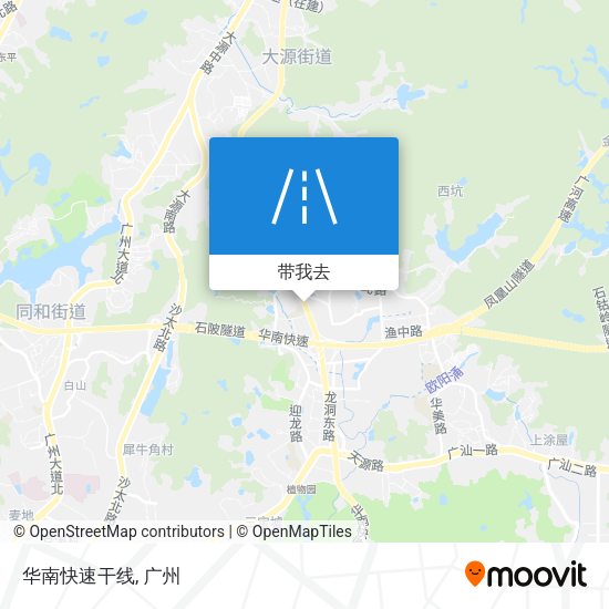华南快速干线地图