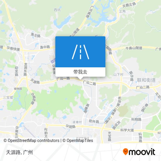 天源路地图