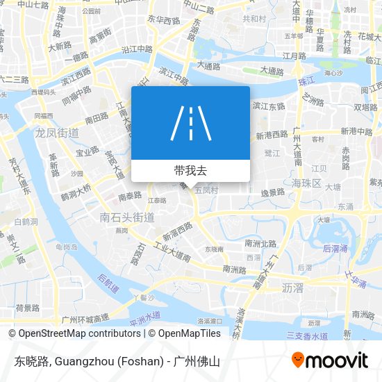 东晓路地图