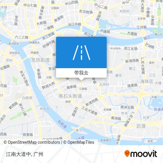 江南大道中地图