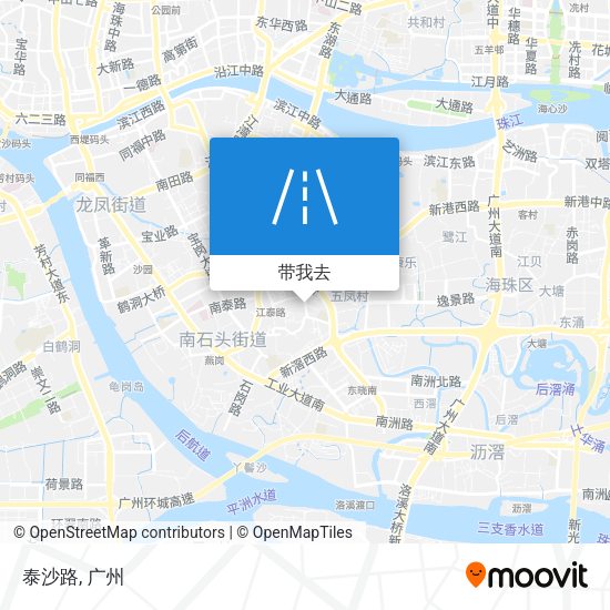 泰沙路地图