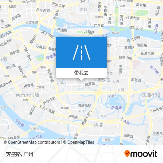芳盛路地图