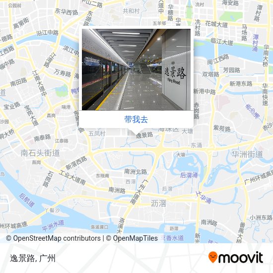 逸景路地图