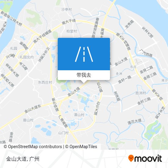 金山大道地图