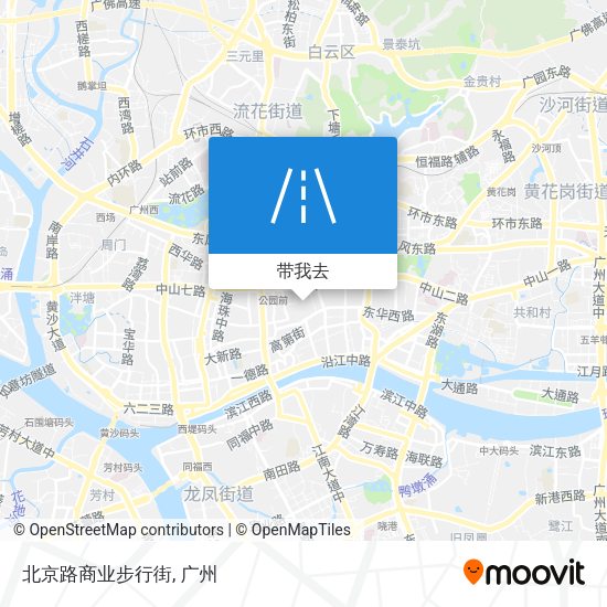 北京路商业步行街地图
