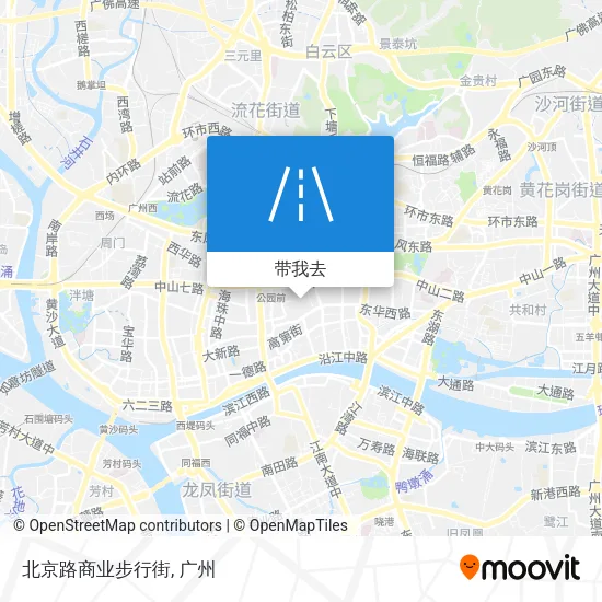 北京路商业步行街地图