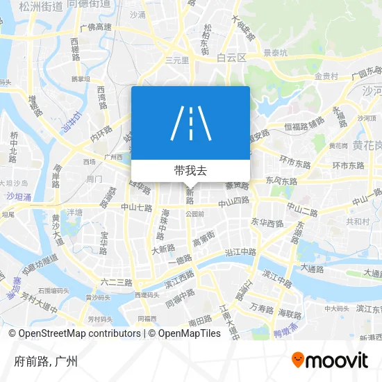 府前路地图