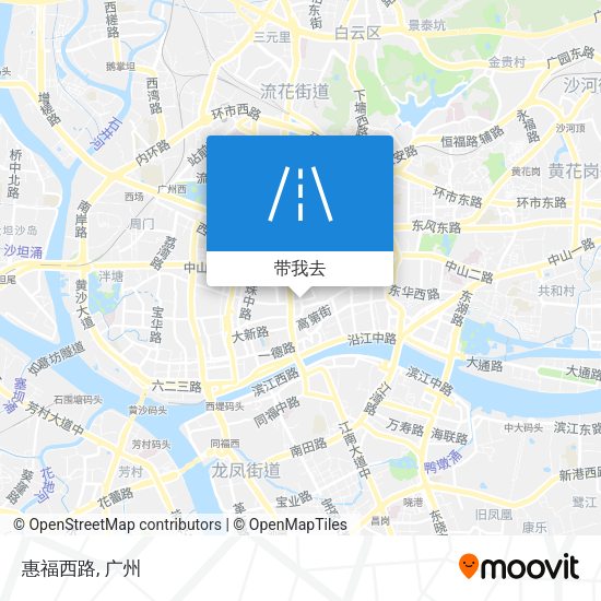 惠福西路地图