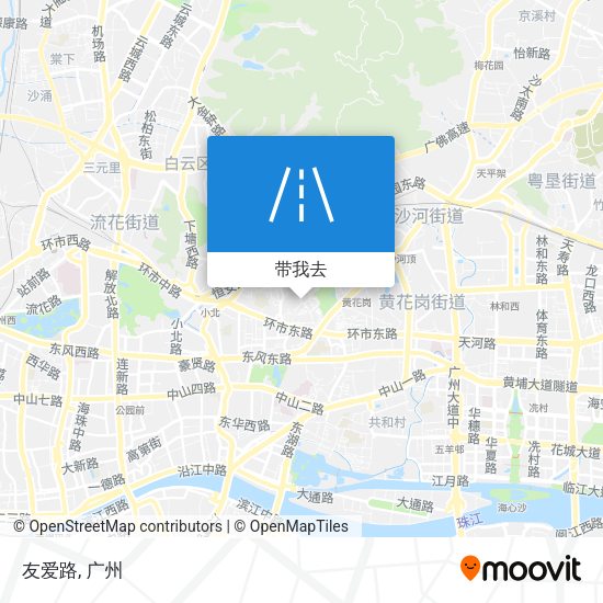 友爱路地图