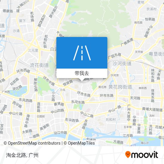 淘金北路地图