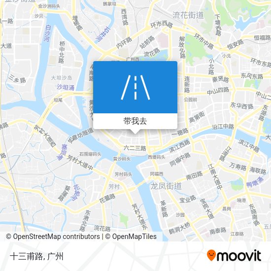 十三甫路地图