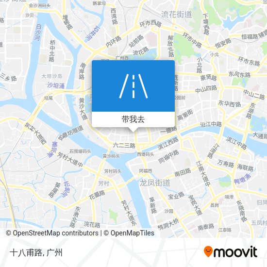 十八甫路地图