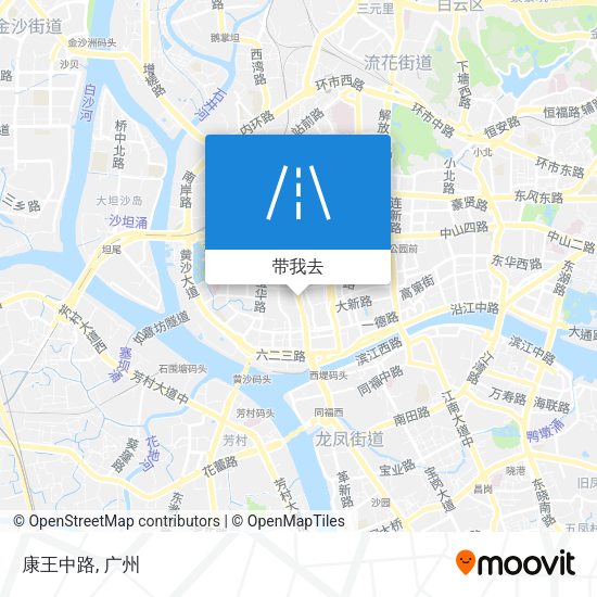 康王中路地图