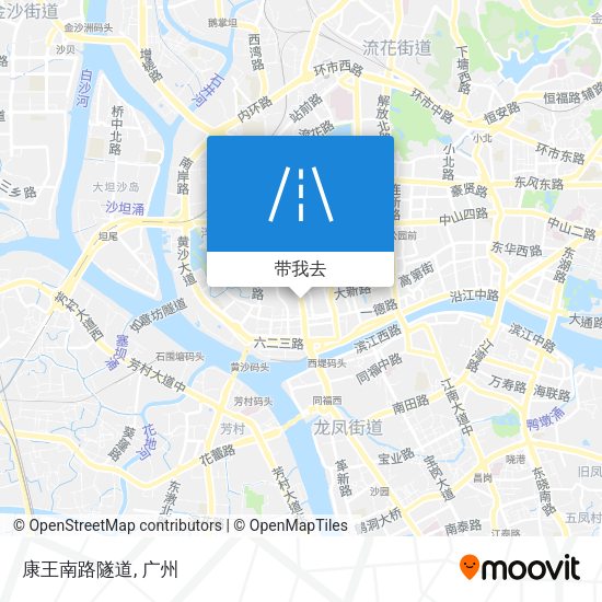 康王南路隧道地图