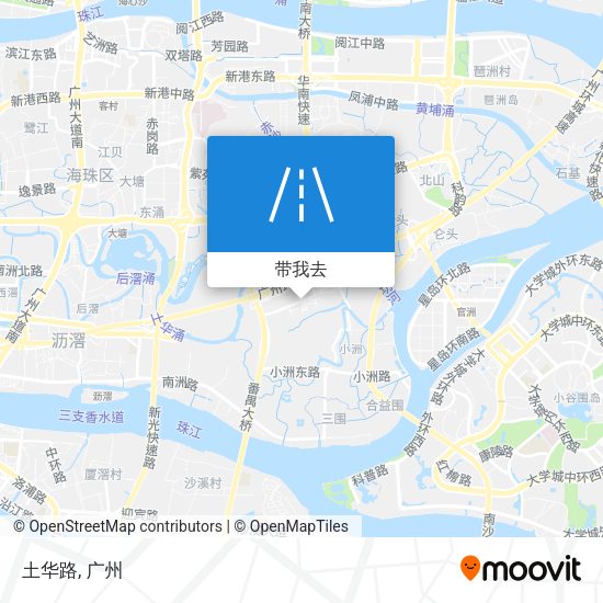 土华路地图