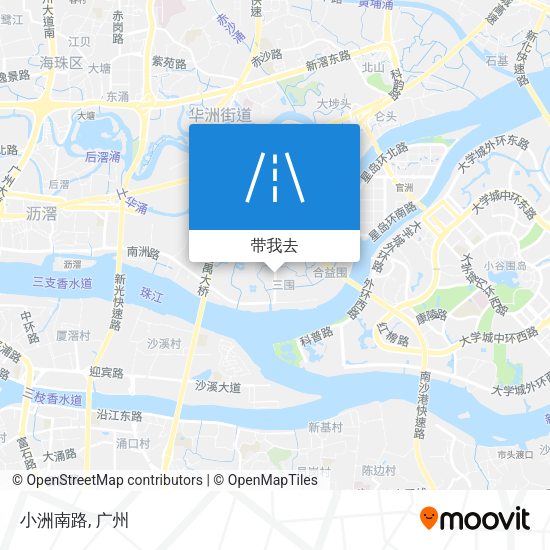 小洲南路地图