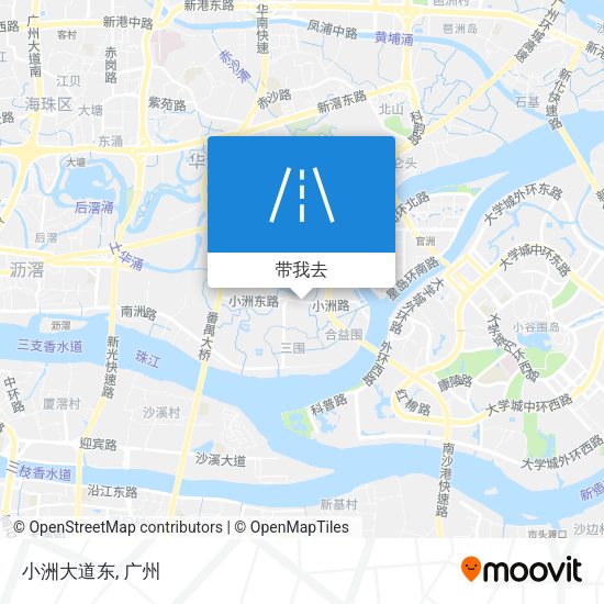 小洲大道东地图