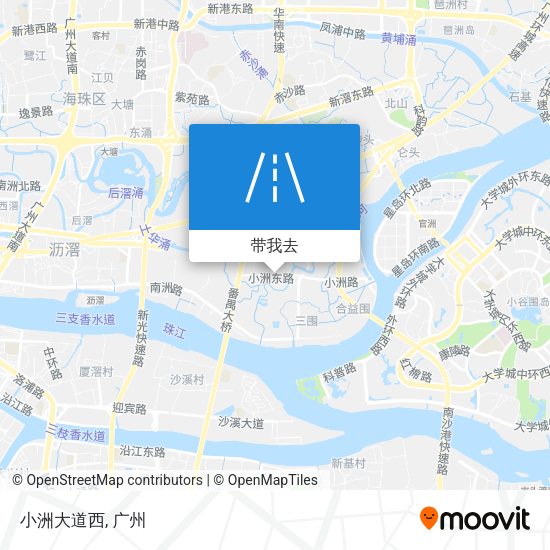 小洲大道西地图