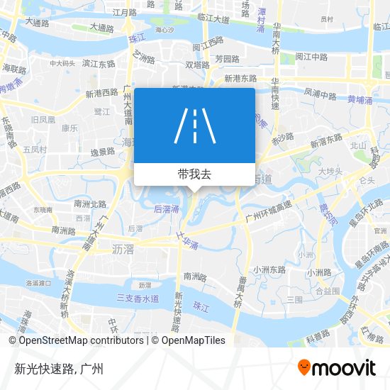 新光快速路地图