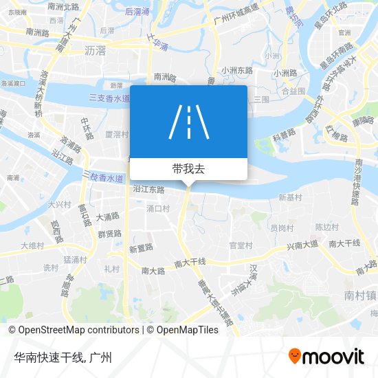 华南快速干线地图