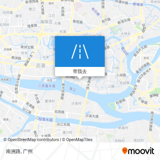 南洲路地图