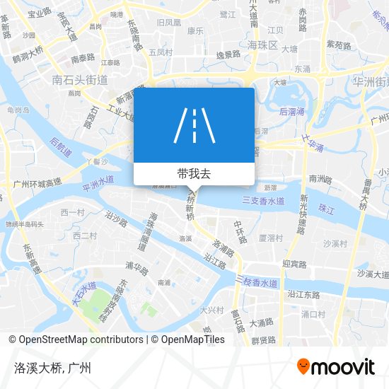 洛溪大桥地图