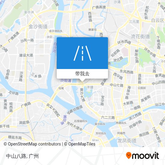 中山八路地图