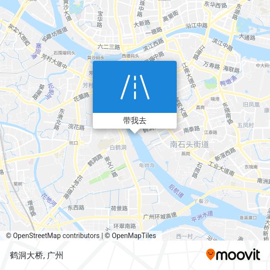 鹤洞大桥地图