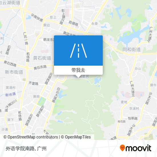 外语学院南路地图