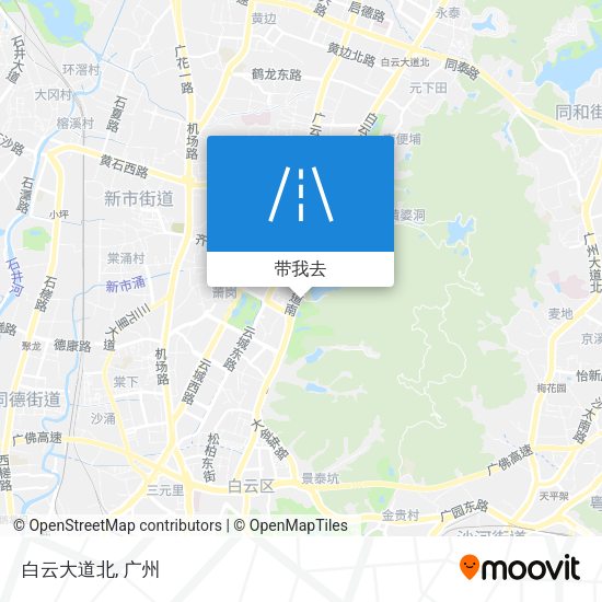 白云大道北地图