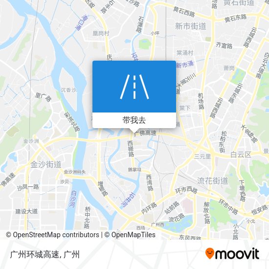 广州环城高速地图