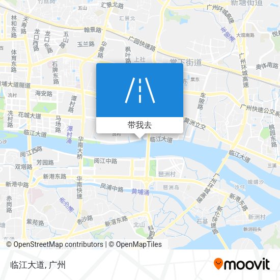 临江大道地图