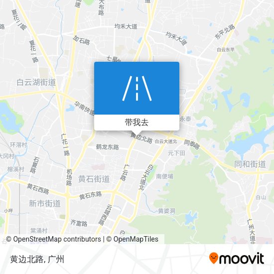 黄边北路地图