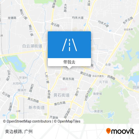 黄边横路地图