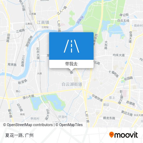 夏花一路地图