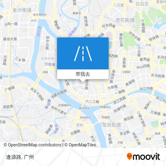 逢源路地图