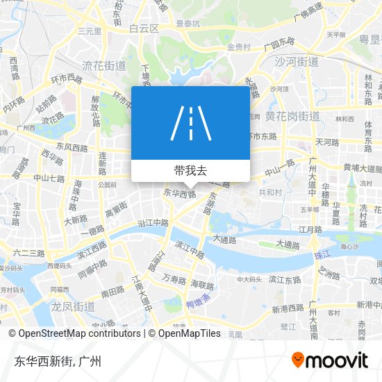 东华西新街地图