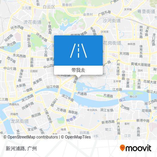 新河浦路地图