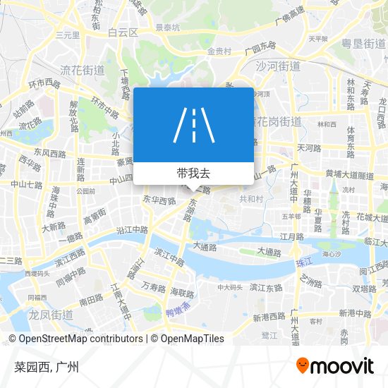 菜园西地图
