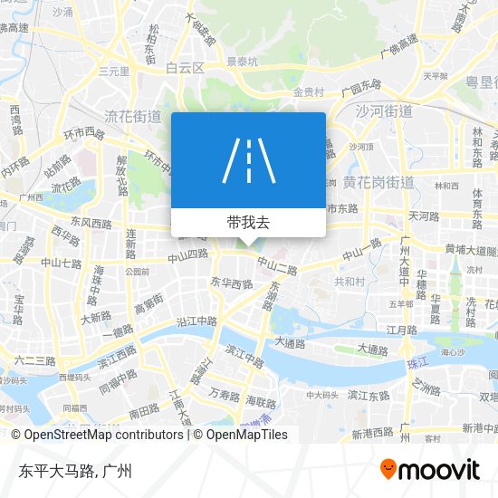 东平大马路地图