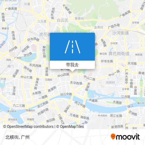 北横街地图