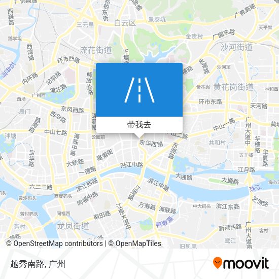 越秀南路地图