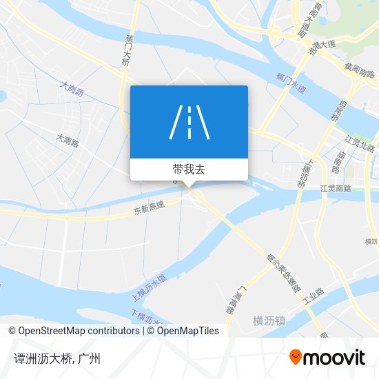 谭洲沥大桥地图