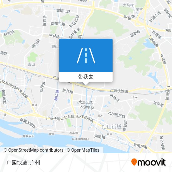 广园快速地图