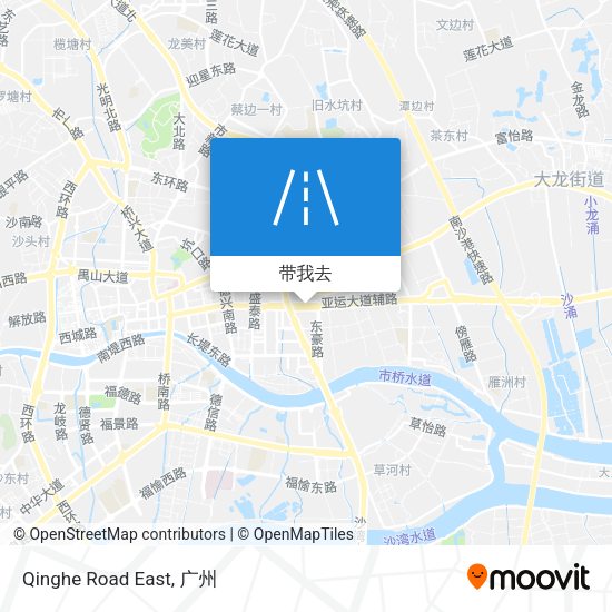 Qinghe Road East地图