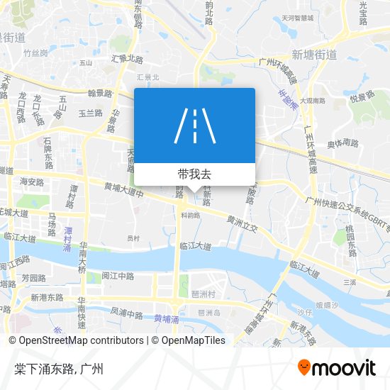 棠下涌东路地图