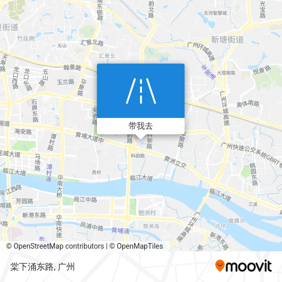 棠下涌东路地图