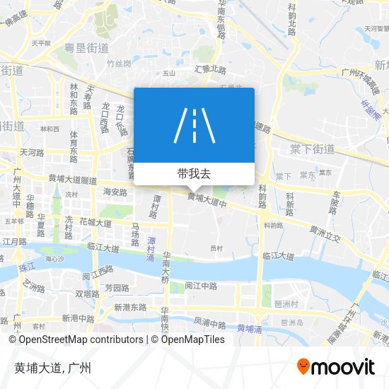黄埔大道地图