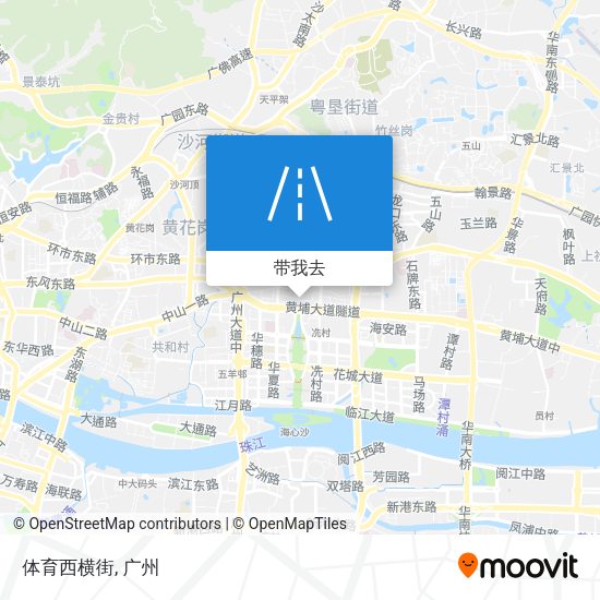 体育西横街地图