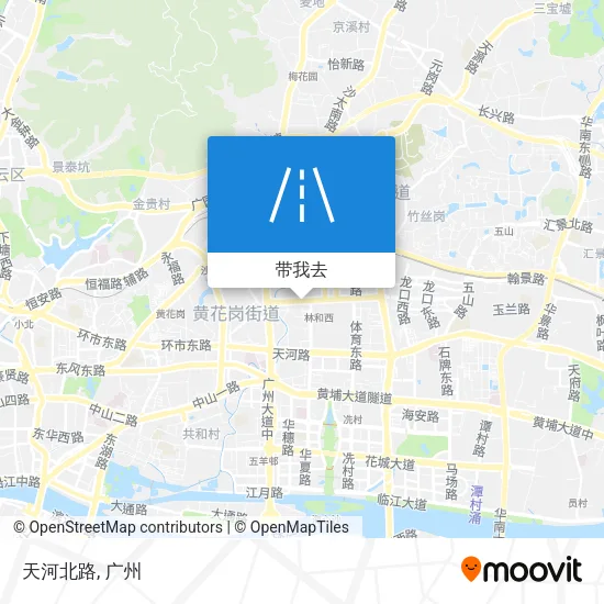 天河北路地图
